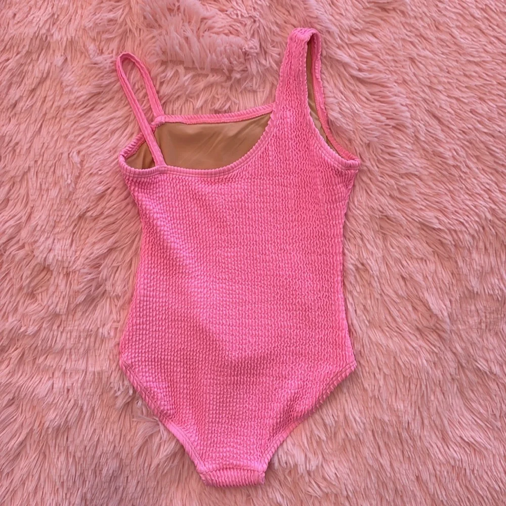 Shade Critters Pink Crinkle One Piece Swimsuit - Picture 2 of 3
